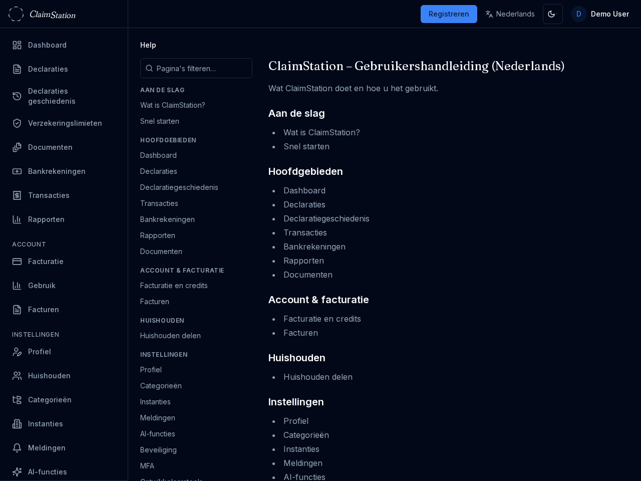 ClaimStation Support Help